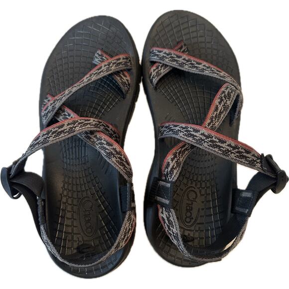 Men’s Chaco Z/1 Classic Black Gray Adjustable Sandals Size 13